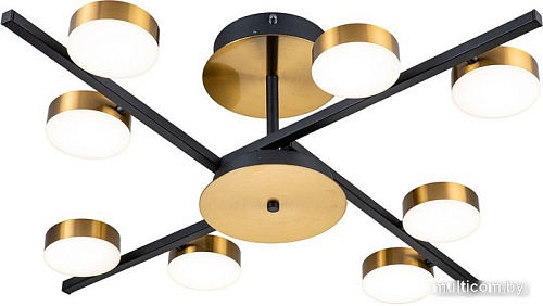 Люстра средней высоты Escada 10266/8 (черный/латунь)