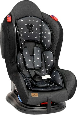 Детское автокресло Lorelli Jupiter+SPS 2020 (black crowns)