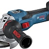 Угловая шлифмашина Bosch GWS 18V-15 SC Professional 06019H6101 (с 2-мя АКБ, кейс)
