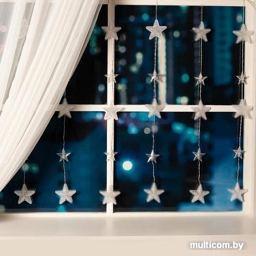 Бахрома Luazon 186 LED 2.4х0.9м (белый) 4356974