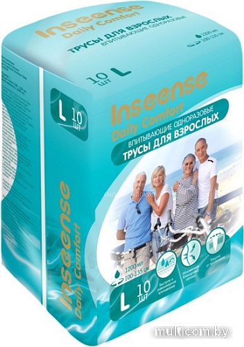 Подгузники для взрослых Inseense L Ins10aduetL (10 шт)