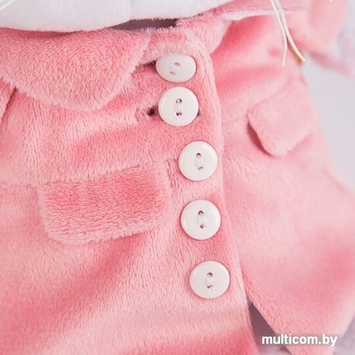 Мягкая игрушка Basik&Ko Ли-Ли в розовом пальто LB-011