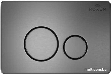 Унитаз подвесной Roxen Antares Bidet в комплекте с инсталляцией StounFix Slim 6 в 1 962282 (кнопка: оружейная сталь)