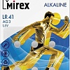 Элементы питания Mirex LR41 (AG3) Mirex блистер 6 шт. 23702-LR41-E6