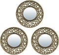 Набор зеркал Qwerty Лион 74047 (3 шт, бронза)