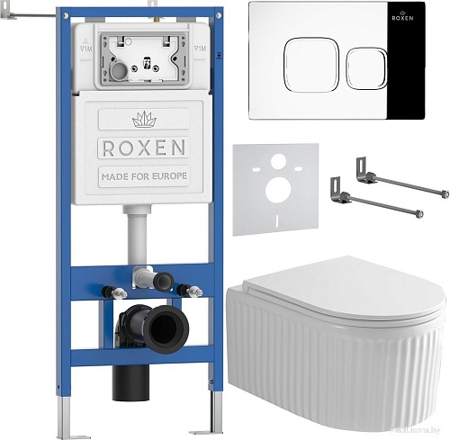 Унитаз подвесной Roxen StounFix Dual Fresh 968273