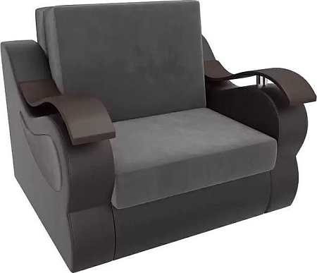 Кресло-кровать Mebelico Меркурий 105486 80 см (серый/черный)