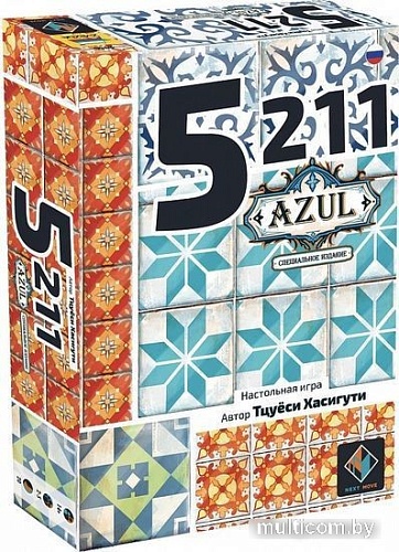 Настольная игра Звезда 5-2-1-1 Azul 8900