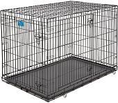 Клетка Midwest Life Stages для собак 77.9x49x54.5см 1630DD (2 двери,черный)