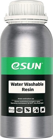 Фотополимер eSUN Water Washable 500 мл (для LCD принтеров, белый)