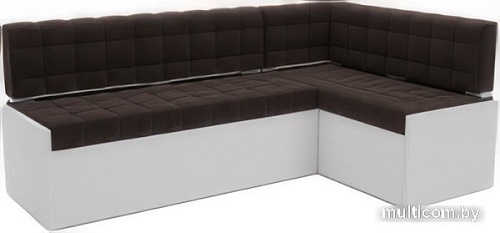 Угловой диван Мебель-АРС Ганновер правый 178x82x103 (кордрой коричневый)