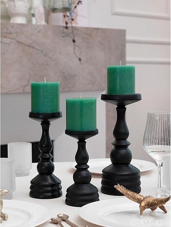 Набор свечей Мелт 75 мм (3 шт, темно-зеленый)