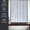 Зеркало с подсветкой eMZe 60x80 LED.UV.SMART.60.80.CHE.4K (черный с УФ-окантовкой и подсветкой)