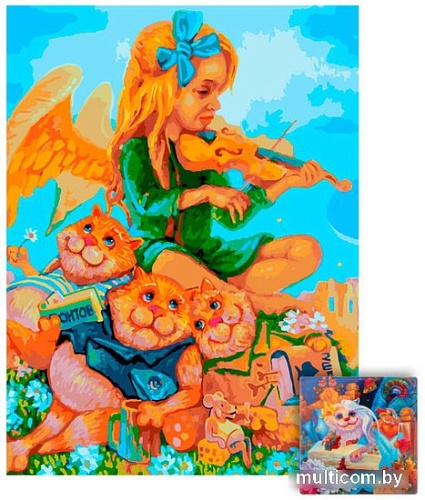 Картина по номерам Белоснежка Комплект Тайная жизнь. Пушинка 994-AS