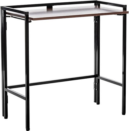 Кухонный стол Leset Энзо 800 (черный/орех донской)