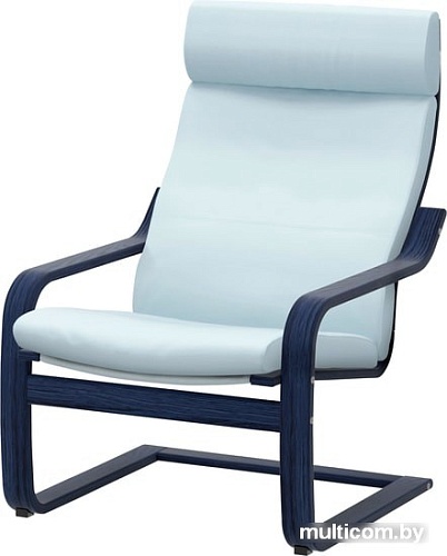 Стул-кресло Ikea Поэнг (коричневый/глосе светло-бежевый) 692.514.68