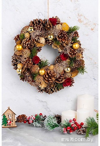 Рождественский венок Elan Gallery Венок Зимняя сказка 450092