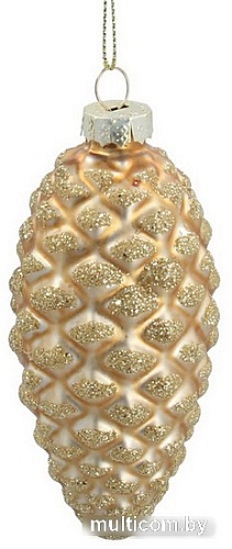 Елочная игрушка Gisela Graham Potting Shed Шишка 1812 (золото)