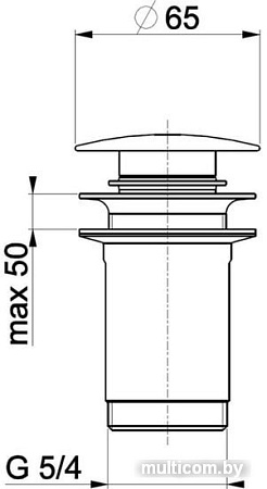 Донный клапан Armatura 660-254-81