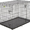 Клетка Midwest iCrate для собак 2 двери 1542DD (109x74x78см, черный)