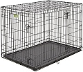 Клетка Midwest iCrate для собак 2 двери 1542DD (109x74x78см, черный)