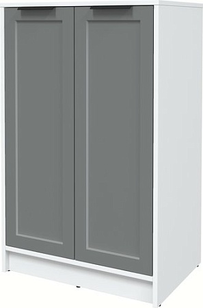 Тумба Интерлиния Концепт Тренд КТ-Т64 (белый платинум/серый)