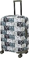 Чехол для чемодана Grott 210-LCS290-M-DCL (серый)