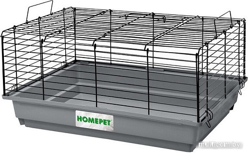 Клетка Homepet №1 81582 (серый/черный)