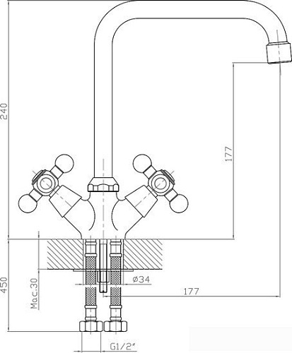 Смеситель Zollen Essen [ES75420522]