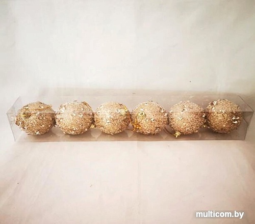 Елочная игрушка MonAmi AB22-127 (6шт)