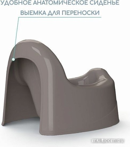 Детский горшок Amarobaby Elect AB221101El/11 (серый)