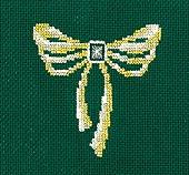 Набор для вышивания Сделай своими руками Золотые украшения.Бант З-30С