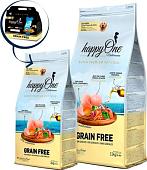 Сухой корм для собак HappyOne Mediterraneum беззерновой со свежим яйцом и свежим мясом птицы 3 кг