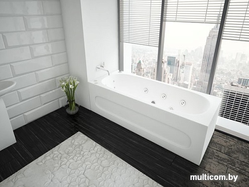 Ванна Aquatek Оберон 170x70 L (с экраном)