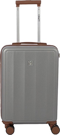 Чемодан-спиннер Grott 340-614/5-20 (светло-серый)