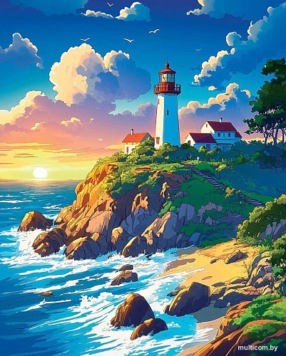 Алмазная мозаика Феникс+ Маяк 70836