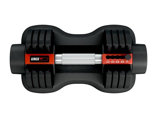 Гантель Unixfit DBREGU11BK 11 кг