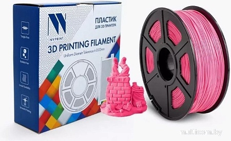 Пластик NV Print NV-3D-ABS-PINK (1.75мм, 1 кг, розовый)