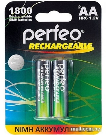 Аккумуляторы Perfeo AA1800mAh/2BL 2 шт