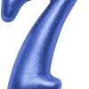 Свеча для торта Мультидом Овал Цифра 7 МС5-47 (синий)