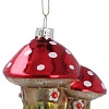 Елочная игрушка Gisela Graham Potting Shed Мухомор двойной 933
