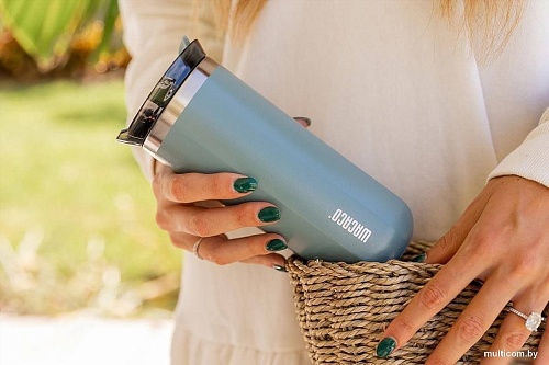 Термосы, термокружки WACACO С вакуумной изоляцией WCCOCTB435 (435мл, синий)