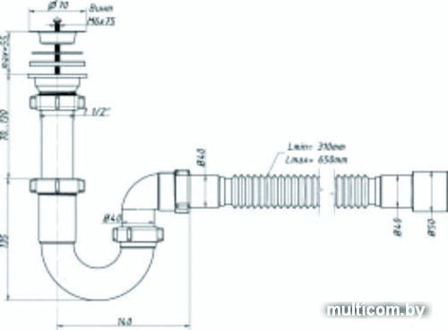 Сифон Орио S-41019