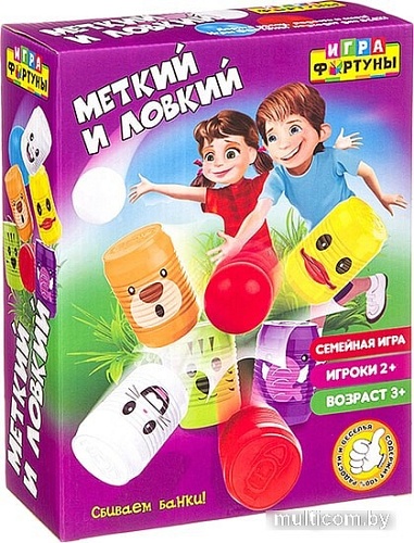 Настольная игра Фортуна Меткий и ловкий Ф94956