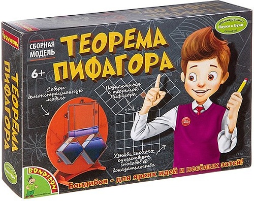 Набор для опытов Bondibon Науки с Буки Теорема Пифагора ВВ3194