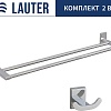 Набор аксессуаров для ванной Lauter 21SH8391 + 21SH8321 (Chrome, 2 предмета)