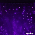 Световой дождь Luazon Занавес 1440 Led (2x6 м, фиолетовый) [1080271]
