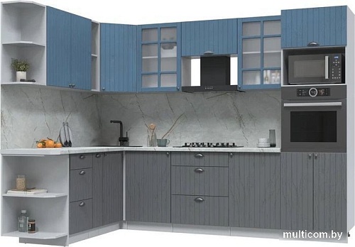 Интерлиния Берес 1.88x2.8 ВТ левая (дуб лазурный/дуб серый/серый каспий)