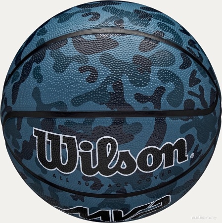 Баскетбольный мяч Wilson MVP Camo Blue WZ3018702XB5 (5 размер)