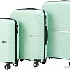 Комплект чемоданов Pride PP-9702 (3шт, мятный)